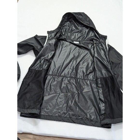 Columbia Flash Forward light Weight Black Jacket Windbreaker Woman's Medium - Picture 13 of 15